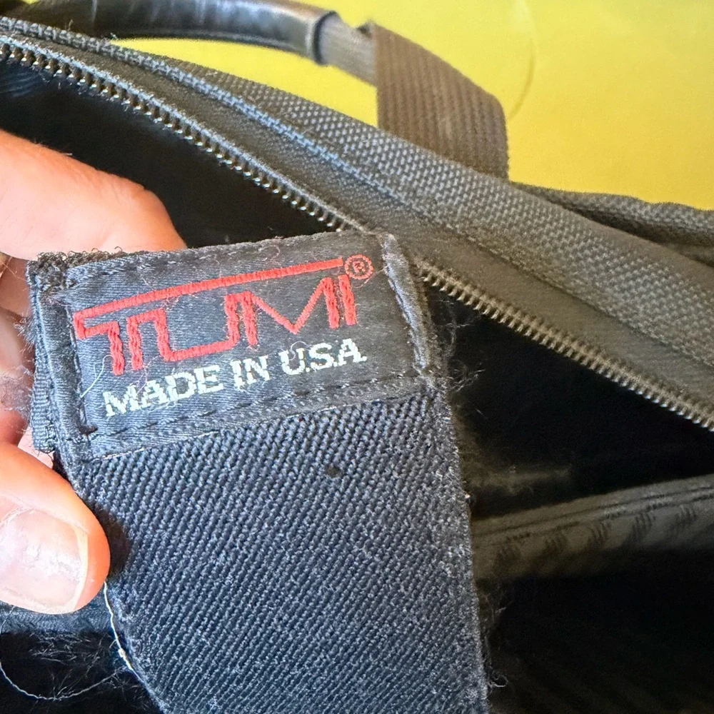 Vintage TUMI Made in USA Ballistic Nylon Organizer Briefcase Laptop Bag